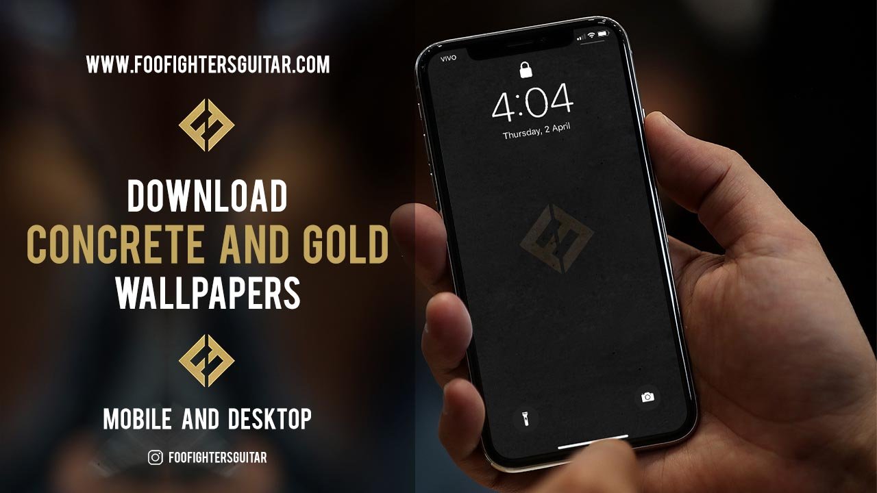 Wallpapers | Concrete And Gold | Foo Fighters Guitar